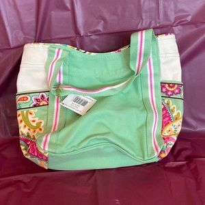 NWT Vera Bradley Small Colorblock Tote Tutti Frutti